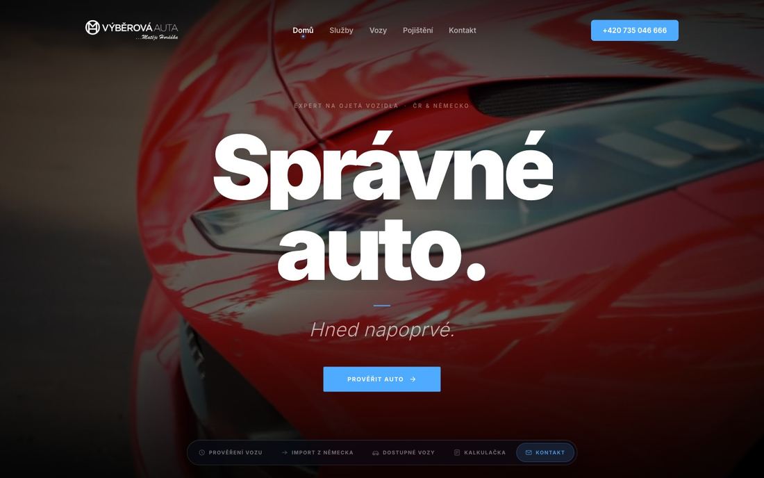 Výběrová auta — osobní brand