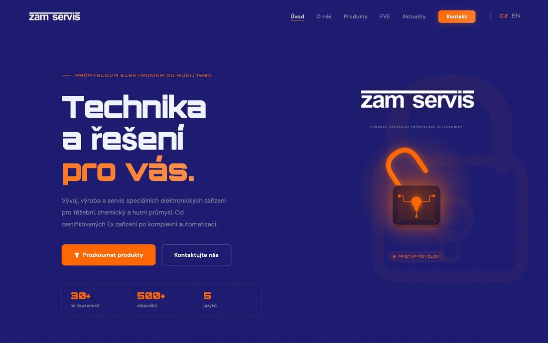 ZAM-SERVIS — firemní web
